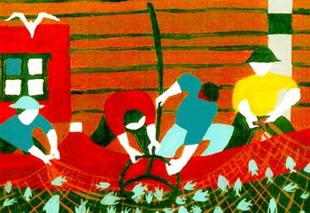 风土人情印花华亿平台图片