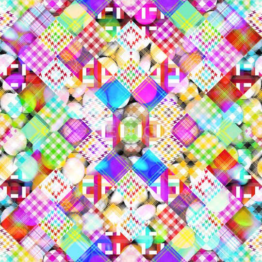 几何印花华亿平台图片