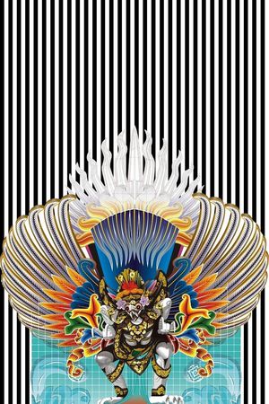 抽象印花华亿平台图片