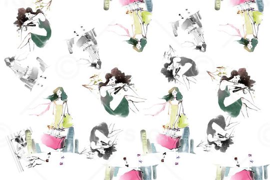 时尚 流行印花华亿平台图片