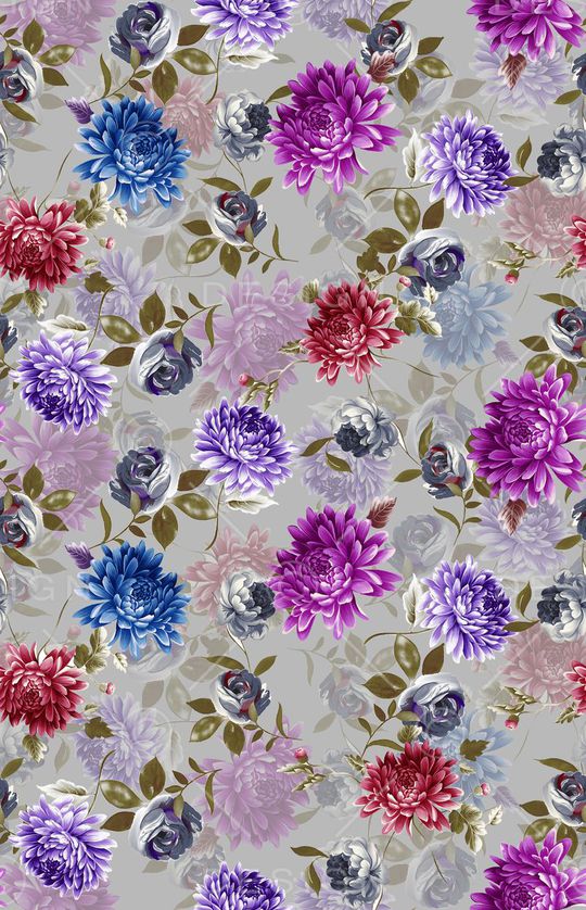 时尚绚丽印花华亿平台图片