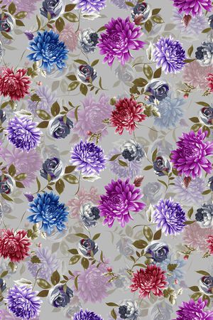 时尚绚丽印花华亿平台图片