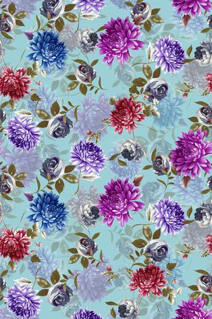 时尚绚丽印花华亿平台图片