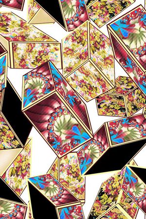 欧式印花华亿平台图片