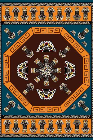 抽象印花华亿平台图片