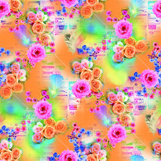 春夏女装印花华亿平台图片