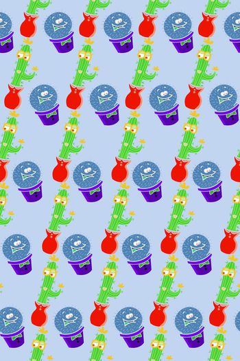 426011-流行时尚仙人掌情侣热带植物盆栽植物