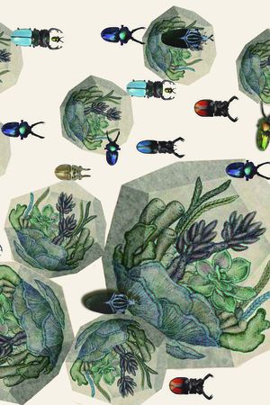 复古印花华亿平台图片