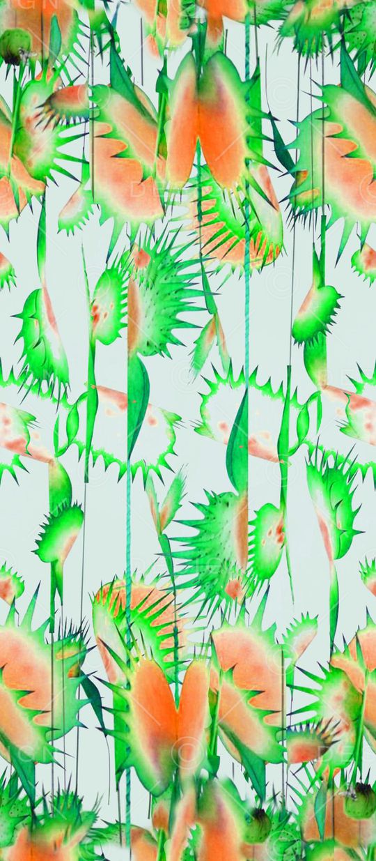 攀藤植物印花华亿平台图片