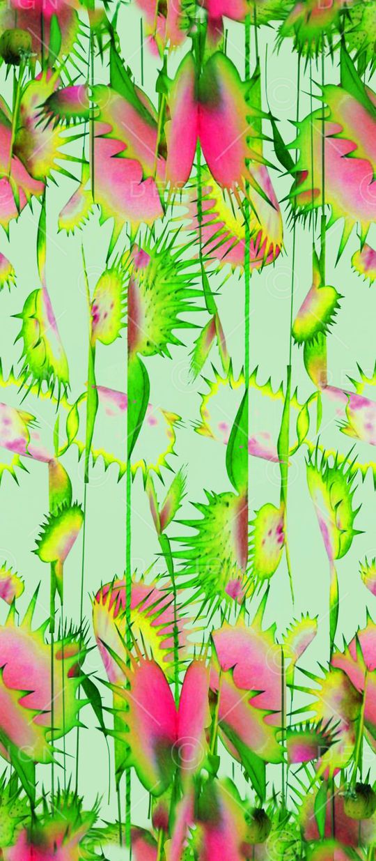 攀藤植物印花华亿平台图片