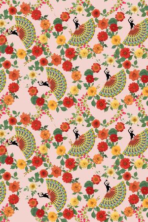 时尚创意印花华亿平台图片