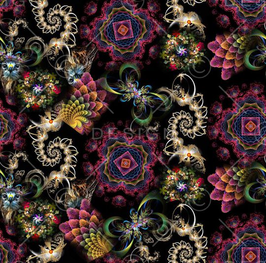 变形艺术印花华亿平台图片