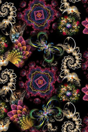 变形艺术印花华亿平台图片