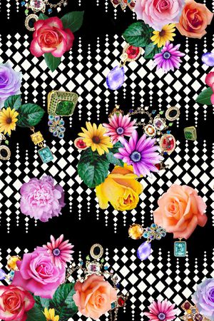 时尚大牌印花华亿平台图片