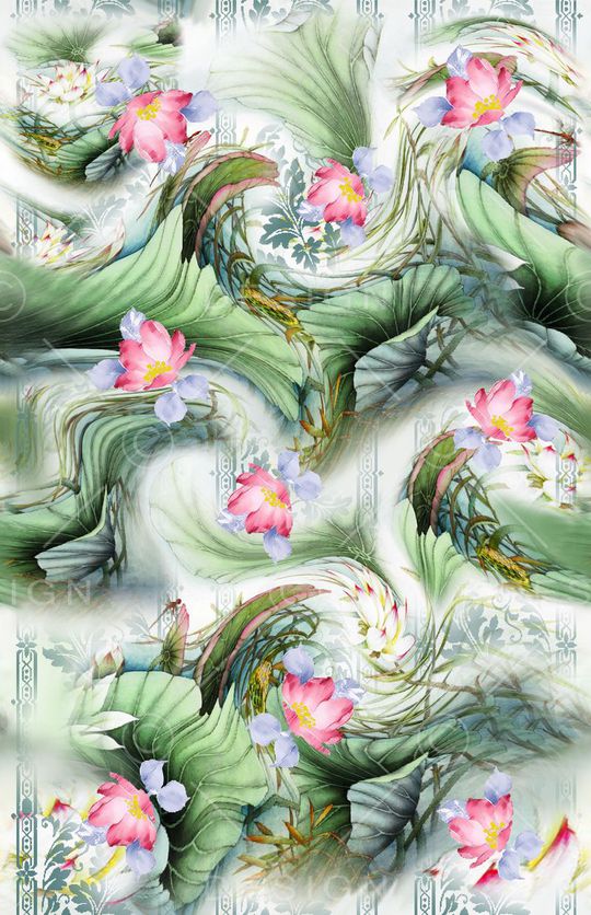 抽象印花华亿平台图片