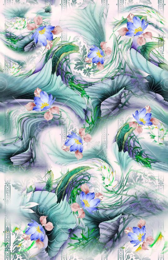 抽象印花华亿平台图片