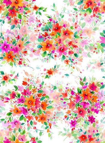 426149-简约手绘小碎花数码印花