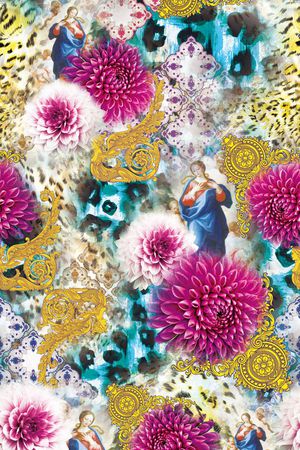 豹纹印花华亿平台图片