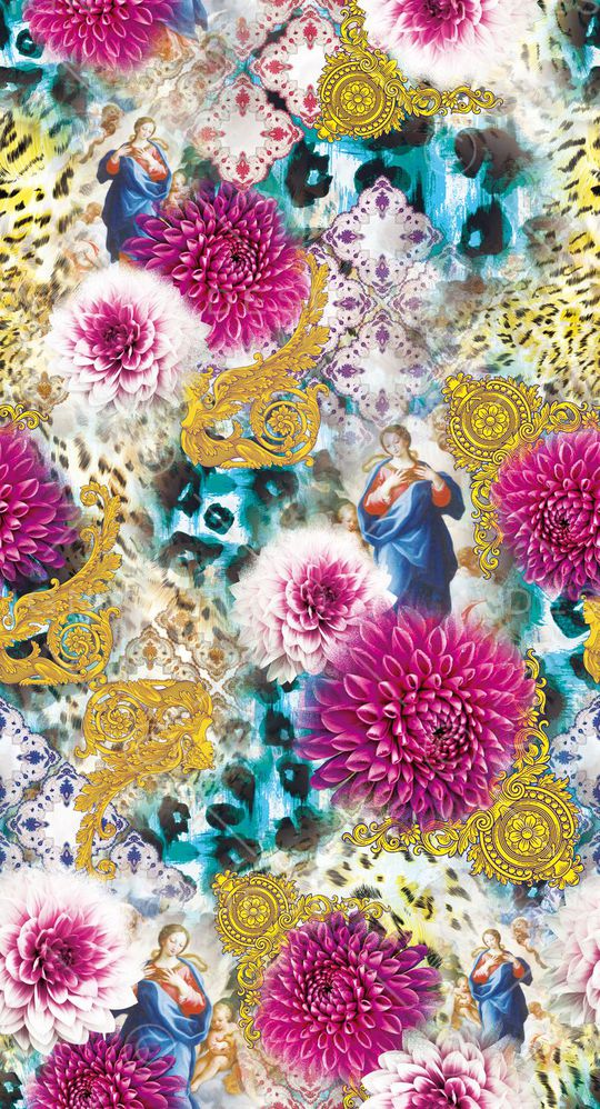 豹纹印花华亿平台图片