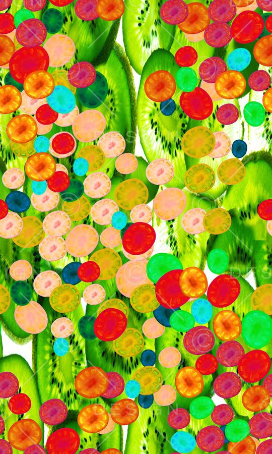 清爽夏日风情印花华亿平台图片