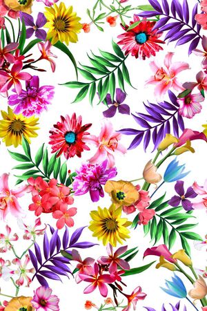 清爽优雅时尚印花华亿平台图片