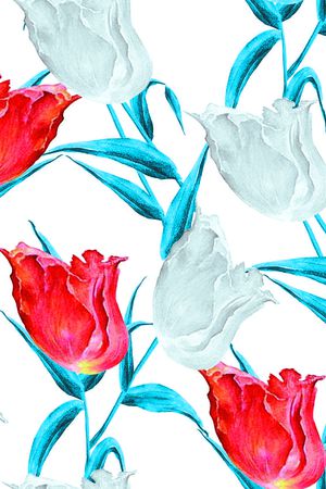 郁金香印花华亿平台图片