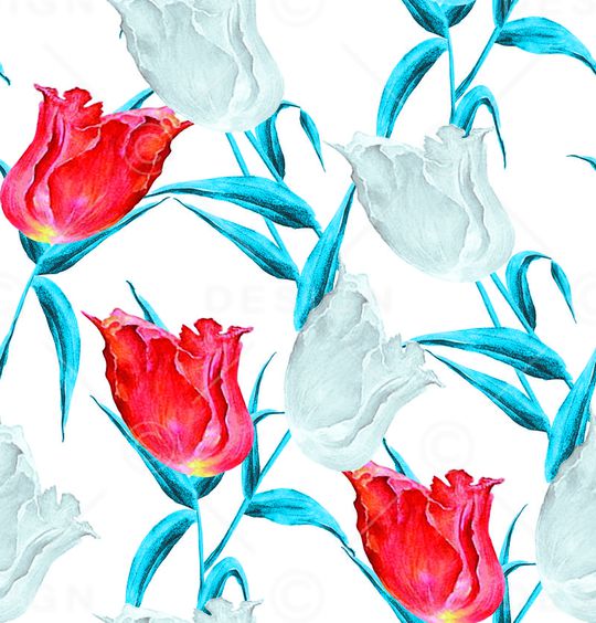 郁金香印花华亿平台图片