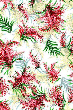 时尚手绘印花华亿平台图片