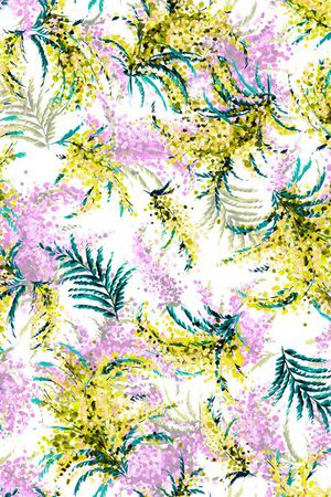 时尚手绘印花华亿平台图片