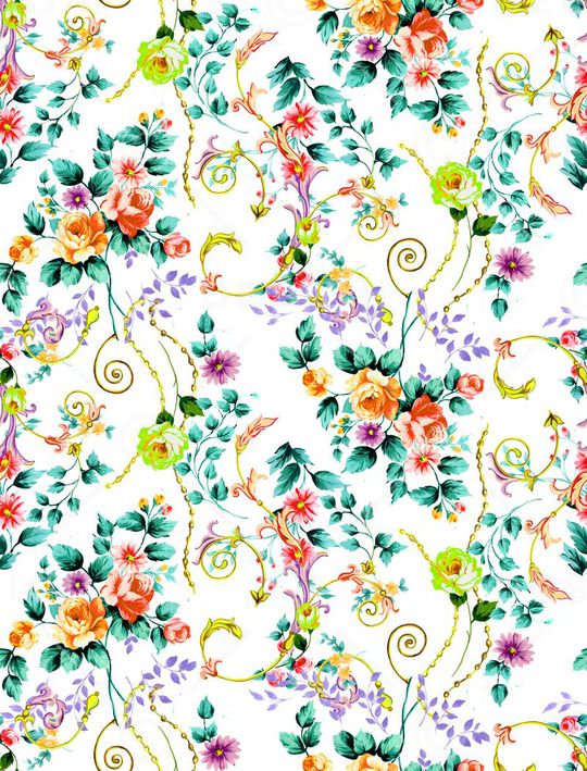 时尚简约印花华亿平台图片