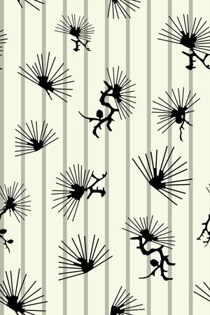 L.D~几何格子条纹印花华亿平台图片