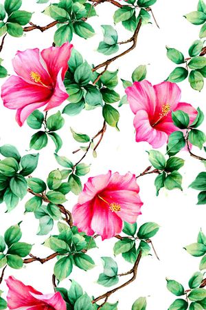 百合花印花华亿平台图片