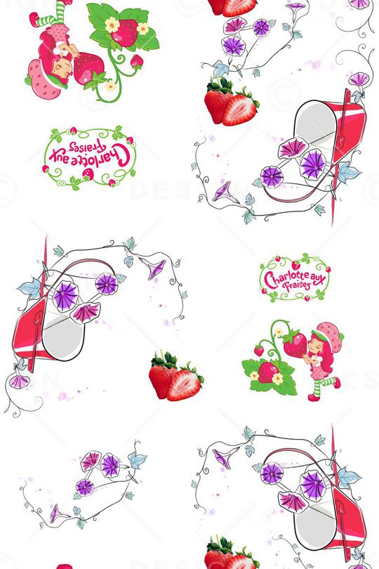 草莓印花华亿平台图片