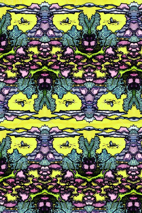 复古印花华亿平台图片