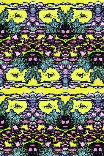 复古印花华亿平台图片