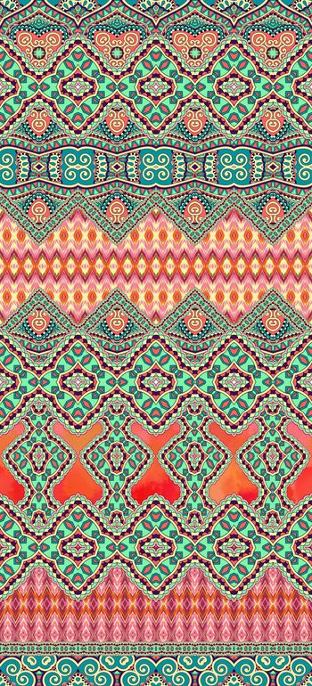 426424-民族风波西米亚风格摩洛哥花纹春夏女