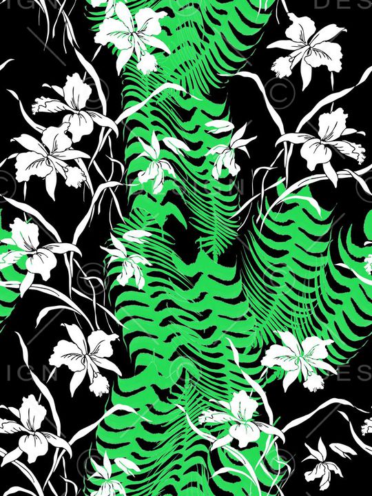 淡雅自然风印花华亿平台图片