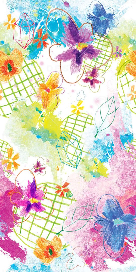 抽象 多彩印花华亿平台图片