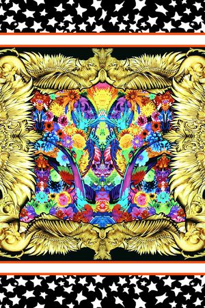 宫廷风印花华亿平台图片