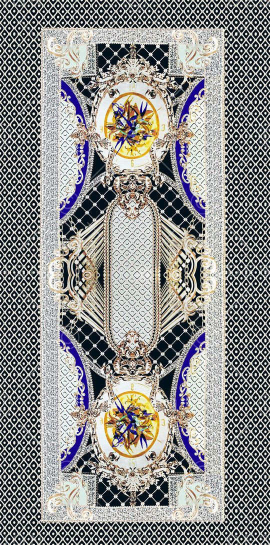 抽象印花华亿平台图片