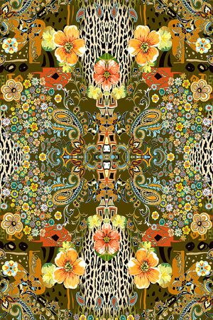 民族风印花华亿平台图片