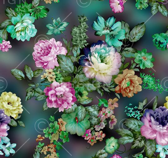 时尚印花  面料华亿平台   数码华亿平台印花华亿平台图片