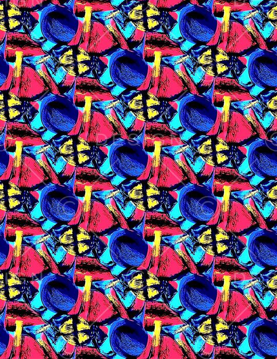 抽象印花华亿平台图片