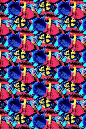 抽象印花华亿平台图片