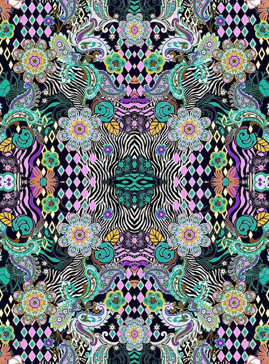 民族风印花华亿平台图片