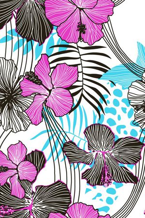 时尚印花  面料华亿平台   数码华亿平台印花华亿平台图片