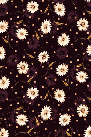 小清新印花华亿平台图片