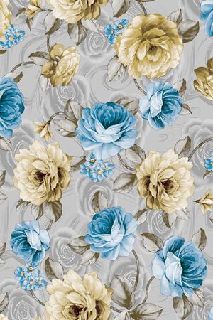 时尚印花  面料华亿平台   数码华亿平台印花华亿平台图片