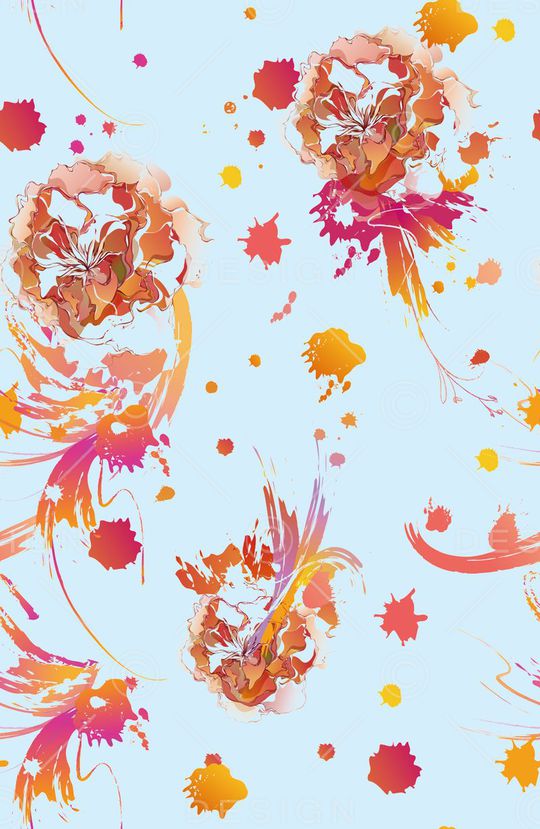 花朵印花华亿平台图片