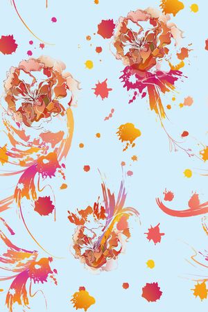 花朵印花华亿平台图片